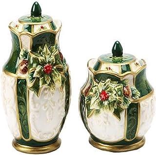 Holiday Holly Salt and Pepper Shaker Set