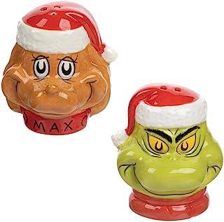 Dr Seuss Grinch Salt and Pepper Shakers