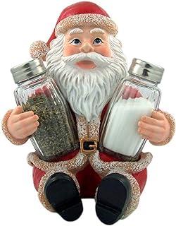 Santa Salt and Pepper Shaker Holder